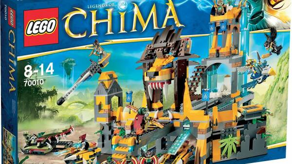 Lego Chima, set 70010,De Leeuwen Chi Tempel, 1258 steentjes